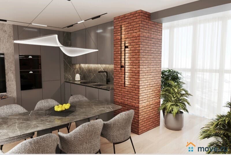 3-комн. квартира, 75.2 м²