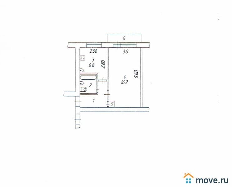 1-комн. квартира, 31 м²