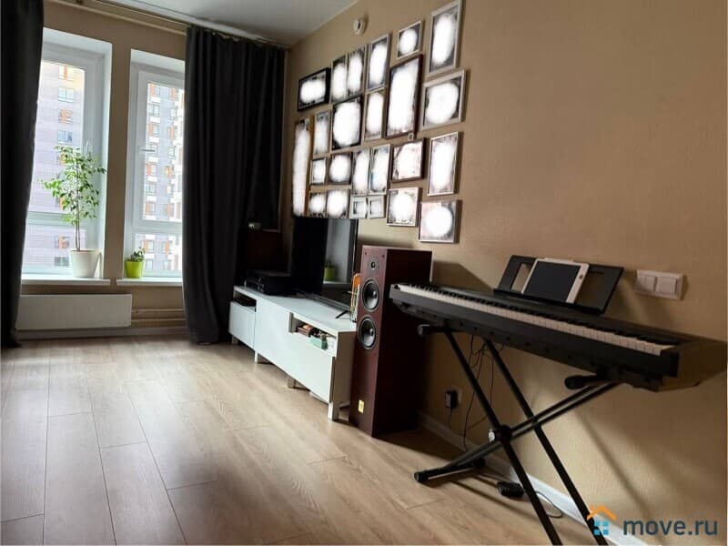 2-комн. квартира, 56.8 м²