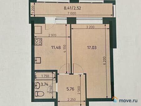 Продаем 1-комнатную квартиру, 40.1 м², Казань, улица Бухарская, 32к3