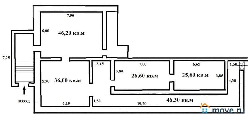 склад, 196 м²