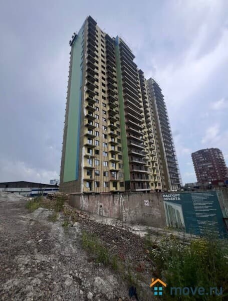 1-комн. квартира, 37.3 м²