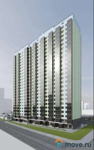 1-комн. квартира, 37.3 м²