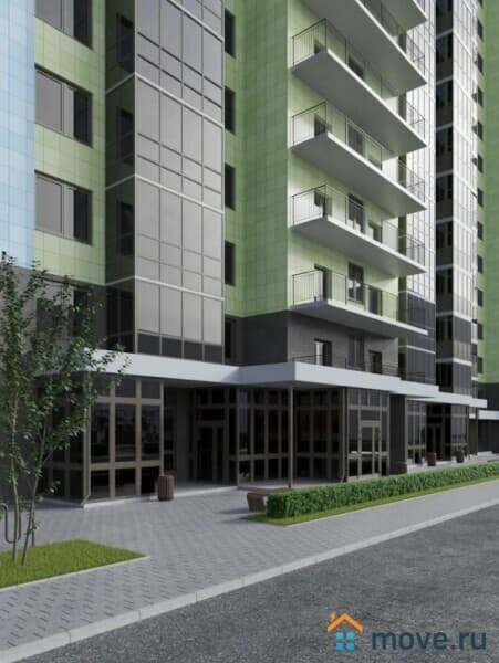 1-комн. квартира, 37.3 м²