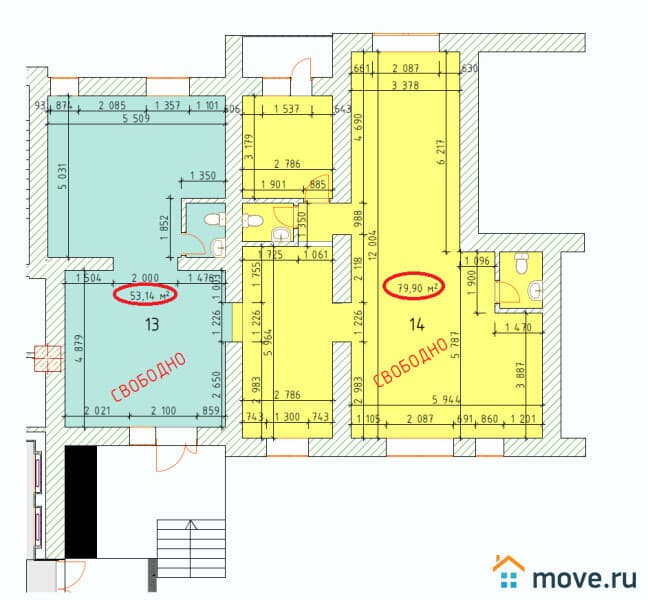 свободного назначения, 133 м²