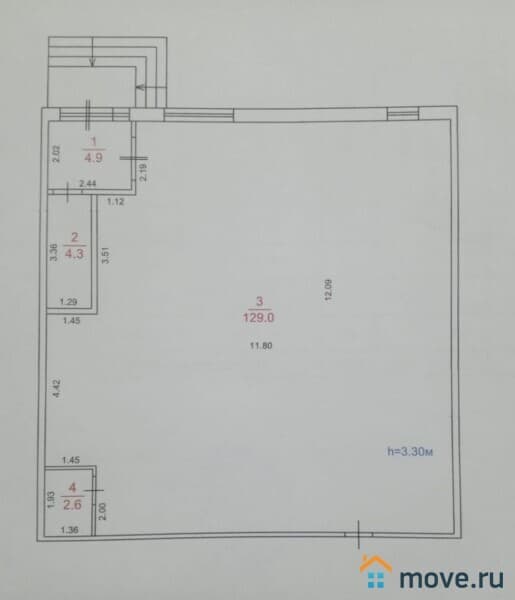 свободного назначения, 140 м²