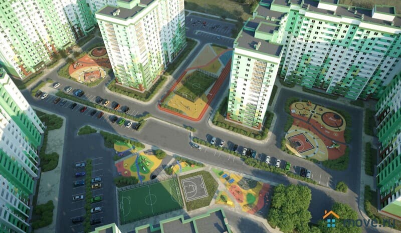 1-комн. квартира, 39.4 м²