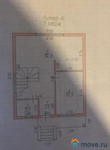 дом, 115 м², 3 сотки