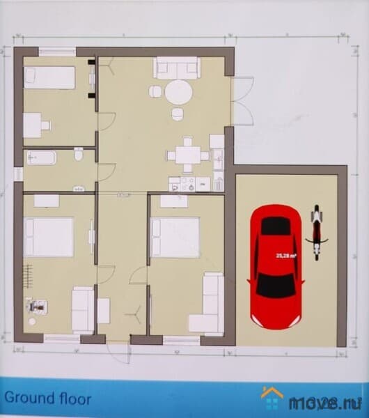 дом, 113.3 м², 8.5 сотки