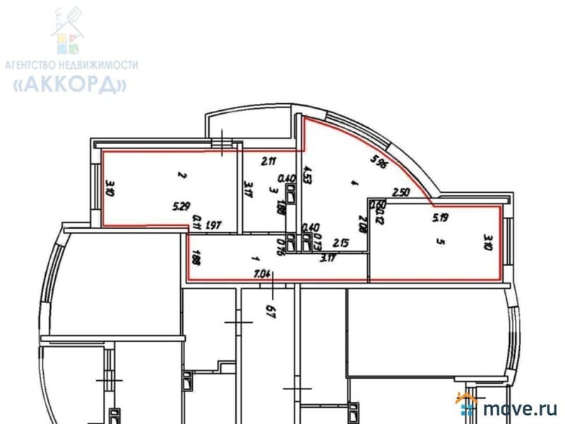 2-комн. квартира, 65 м²