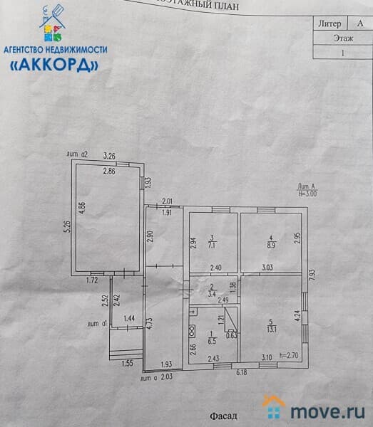 дом, 49 м², 5 соток