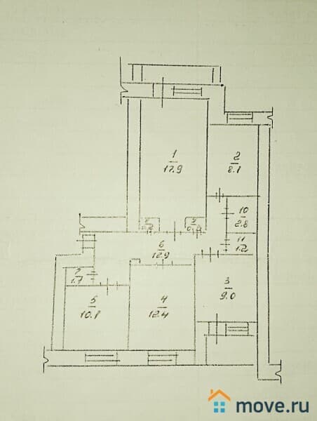 4-комн. квартира, 79.2 м²