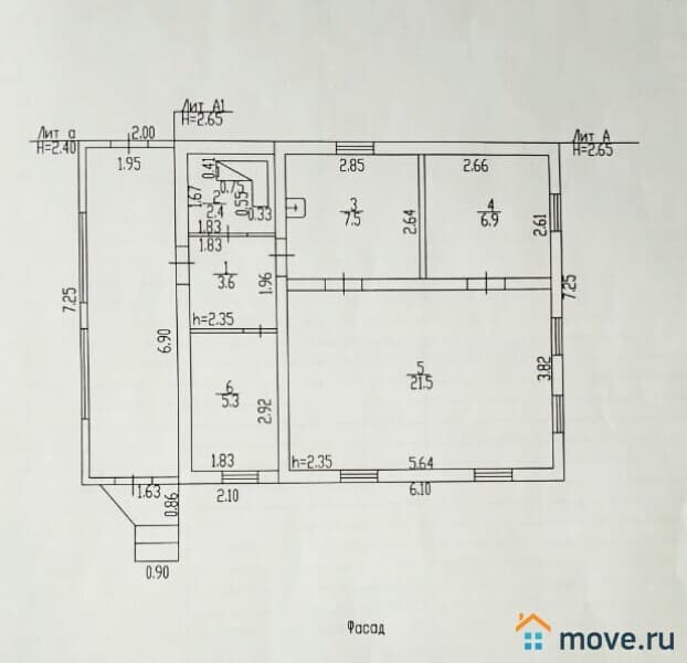 дом, 47.2 м²