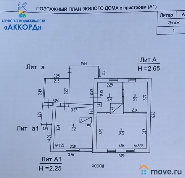 дом, 40.4 м²