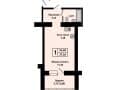 1-комн. квартира, 37.6 м²