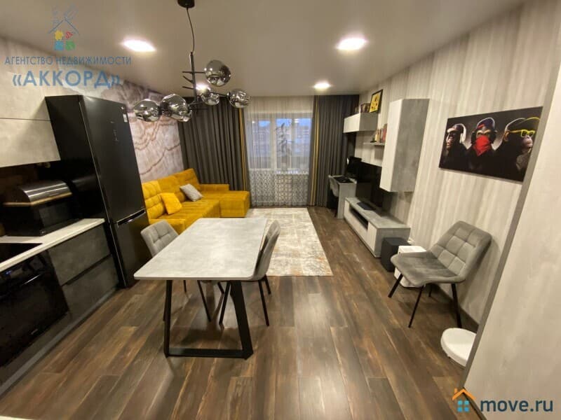 1-комн. квартира, 37.6 м²