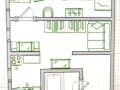 2-комн. квартира, 43.3 м²