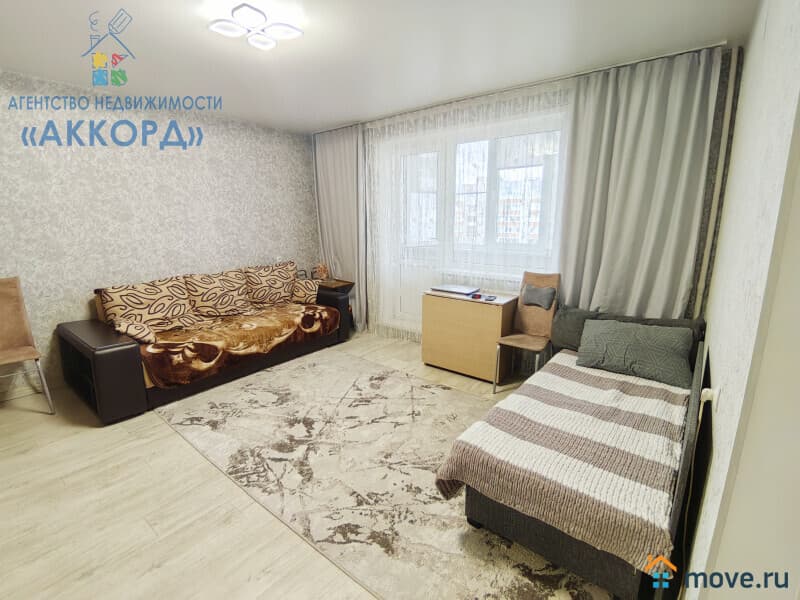 1-комн. квартира, 34.3 м²