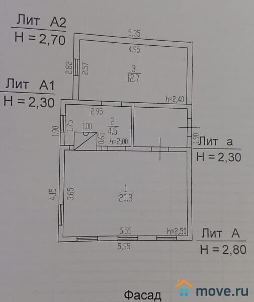 дом, 37.5 м²