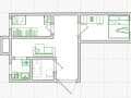 3-комн. квартира, 58.1 м²