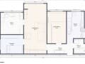 4-комн. квартира, 61.6 м²