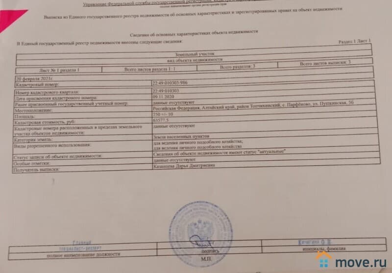 земельный участок, 7.5 сотки