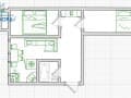 3-комн. квартира, 55 м²