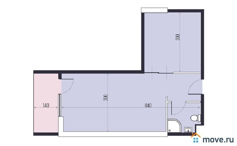 2-комн. квартира, 40 м²