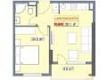 Продать двухкомнатную квартиру, 39.1 м², этаж 8 из 20. Фото 11