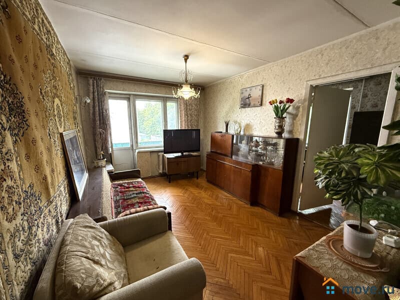 3-комн. квартира, 53.9 м²