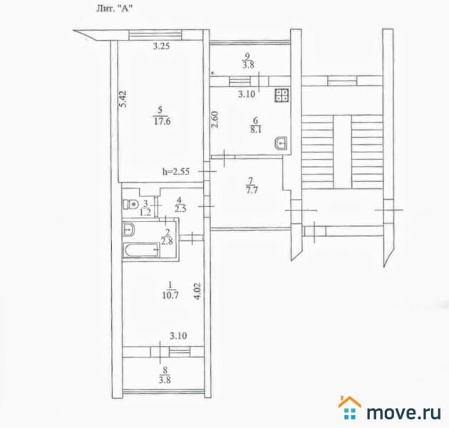 2-комн. квартира, 50 м²