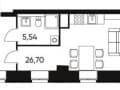 Продам однокомнатные апартаменты, 42.1 м², этаж 1 из 3. Фото 6