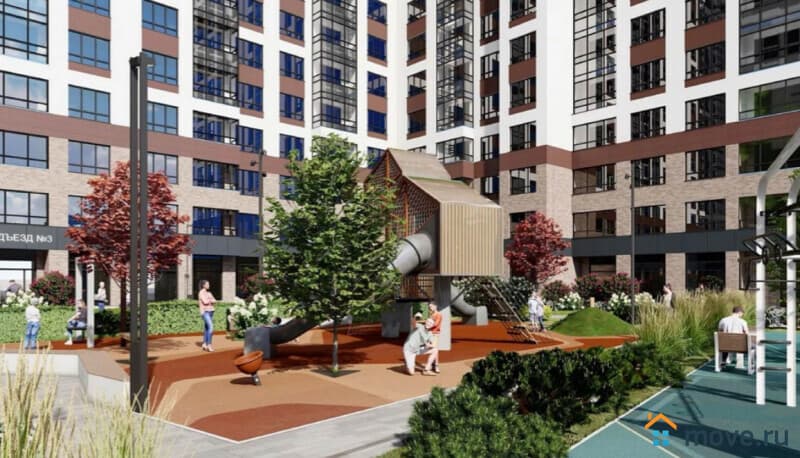 1-комн. квартира, 42.9 м²