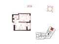 Продается однокомнатная квартира, 39.4 м², этаж 8 из 14. Фото 2