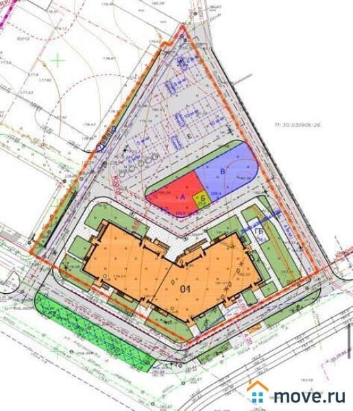 1-комн. квартира, 39.4 м²