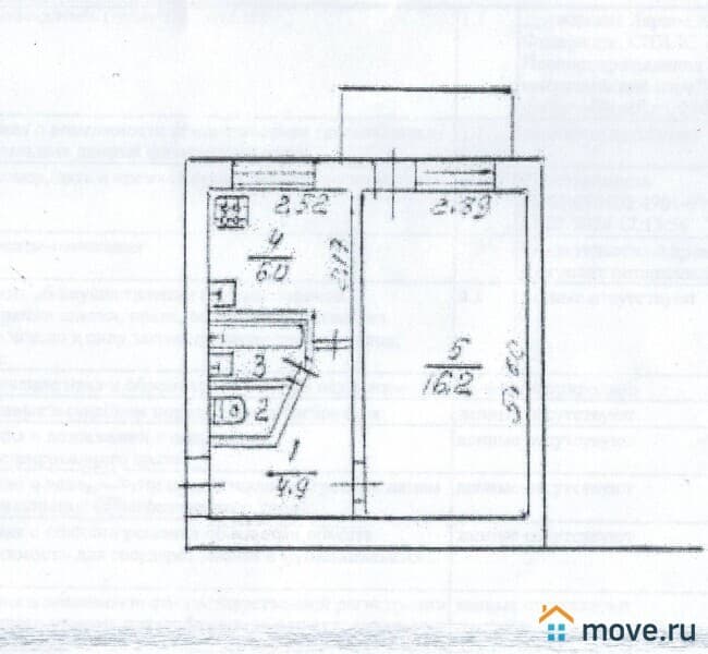 1-комн. квартира, 29.9 м&sup2;