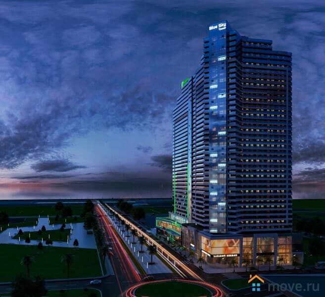 1-комн. апартаменты, 32 м²