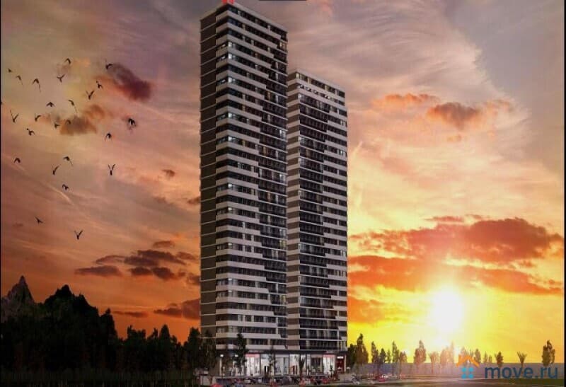 2-комн. апартаменты, 42.9 м²