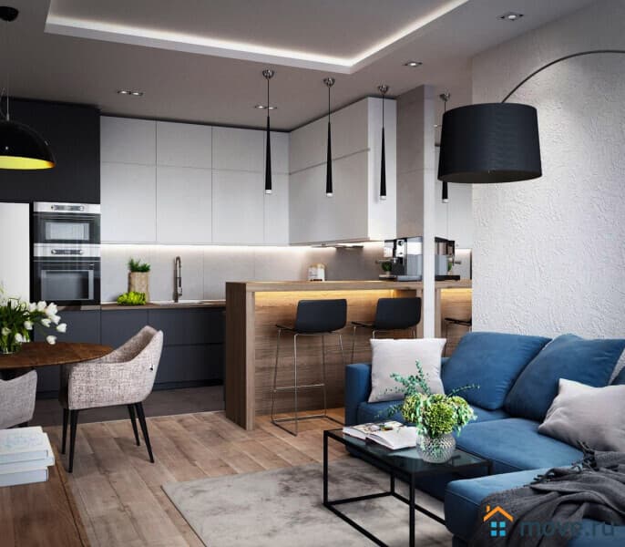 3-комн. апартаменты, 65 м²