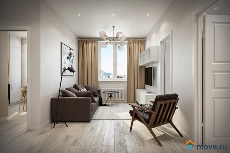 3-комн. апартаменты, 65 м²