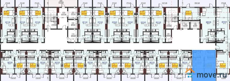 2-комн. квартира, 47.9 м²