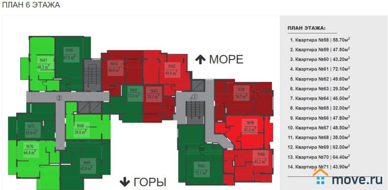 1-комн. квартира, 32 м²