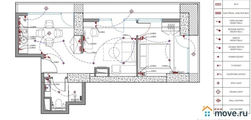 2-комн. квартира, 54 м²