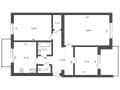 3-комн. квартира, 64.8 м²