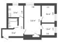 3-комн. квартира, 45.5 м&sup2;