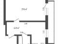 1-комн. квартира, 37.5 м²