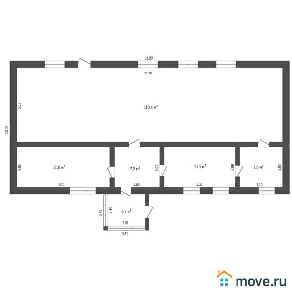нежилое здание, 171.8 м²