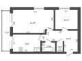 2-комн. квартира, 44.1 м&sup2;