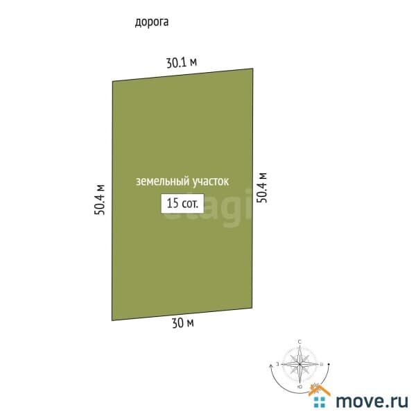 земельный участок, 15 соток