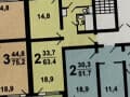 Объявление о продаже двухкомнатной квартиры, 63.4 м², 12 км за МКАД, этаж 17 из 17. Фото 22